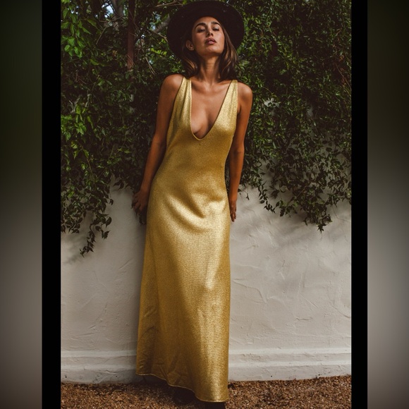 Gabriela Hearst Dresses & Skirts - Gabriela Hearst Melitta knit dress with Gold Merino wool. Styled for photoshoot.